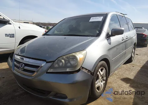 2007 Honda Odyssey Ex-L from USA, damaged, VIN 5FNRL387X7B103729